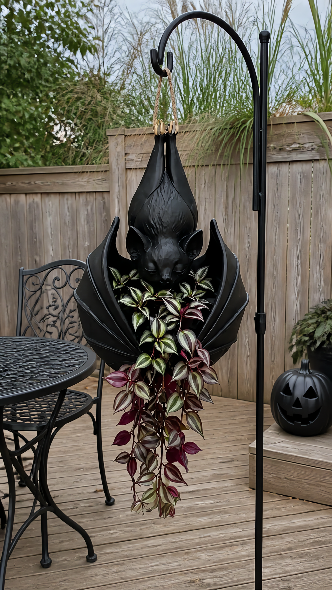 Gloom & Bloom Bat Planter 🦇